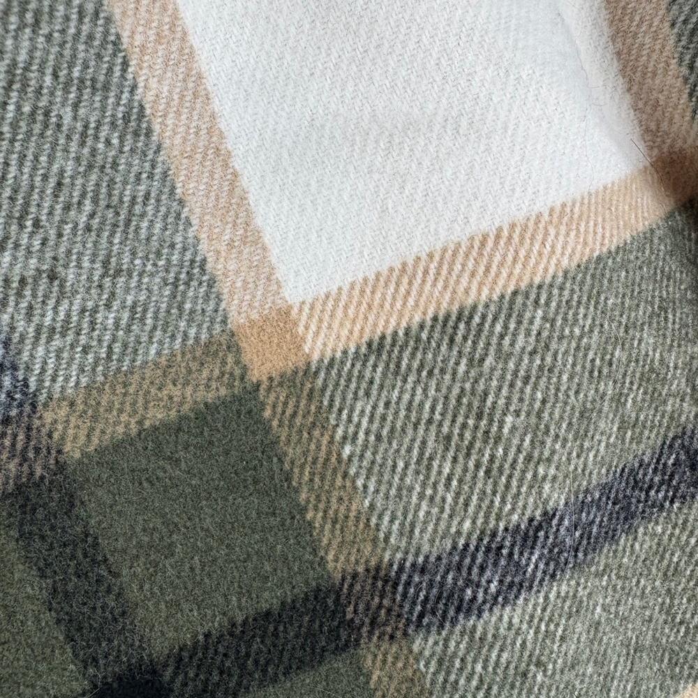 C By One Green Plaid Shacket SMALL - Picture 9 of 11